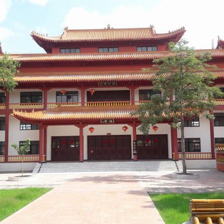 Japanese monastery in birthplace of Lord Buddha, Lumbini, Nepal