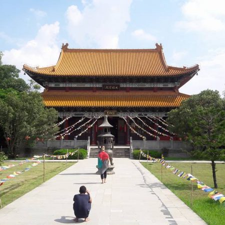Chinese monastery in birthplace of Lord Buddha, Lumbini, Nepal