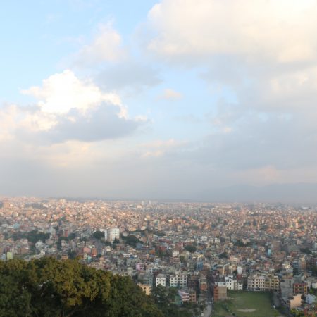 Kathmandu valley seen from Monkeytemple